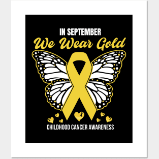 Hope For A Cure Childhood Cancer Awareness Support Childhood Cancer Warrior Gifts Posters and Art